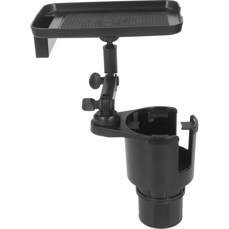 Porte-gobelet multifonction pour voiture, plateau extensible, porte-boissons universel avec support pour téléphone (1/5)