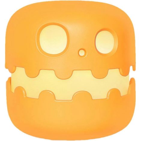 Lanterne citrouille d'Halloween, rechargeable par USB, avec lumière LED, pliable et à luminosité réglable, idéale pour les fêtes. (1/4)