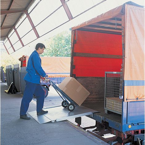 Rampa per banchina con maniglie - Lunghezza 2235mm / Larghezza 1250mm - Portata max 1800kg - HF07/P
