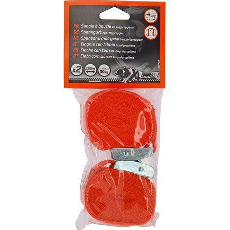 XLPT 2 sangles 25mm boucle autobloquant 2.50m -2 s (1/3)