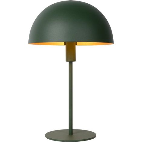 Lampada da tavolo verde eclettica E14 Siemon Lucide