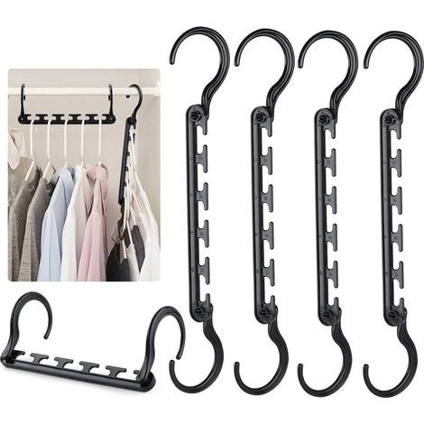 Un ensemble de 8 cintres magiques, pliables et peu encombrants. (1/5)