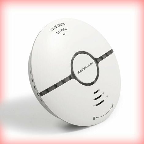 Smoke Detector, WiFi Smart Connected Fire Alarm (1/4)