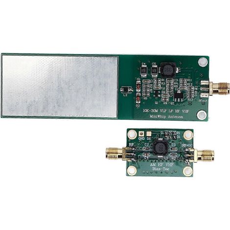Antenne fouet miniature pour radios RTL-SDR actives à ondes moyennes et courtes avec connecteur SMA (1/4)