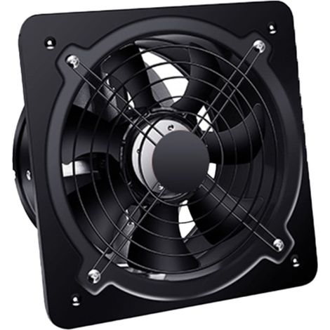 Ventilateur D Extraction - 4 Pouces - 80 W - Pour Cuisine Salle De Bain Fenêtre Mur - Installation Murale - Blanc Noir Gris (1/5)