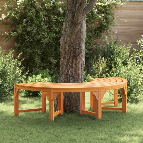 vidaXL Panchina per Alberi Marrone 160 x 160 x 45cm