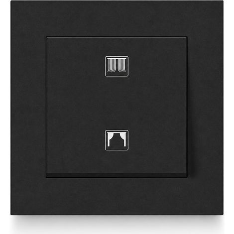 Volet roulant simple encastrable 80 mm 16A noir