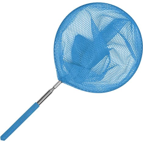 Épuisette De Piscine, Filets Pêche, Écumoire Télescopique pour Bassin, Nettoyage avec Perche, Petite Attrape-Papillons en Acier Inoxydable Et - (1/5)