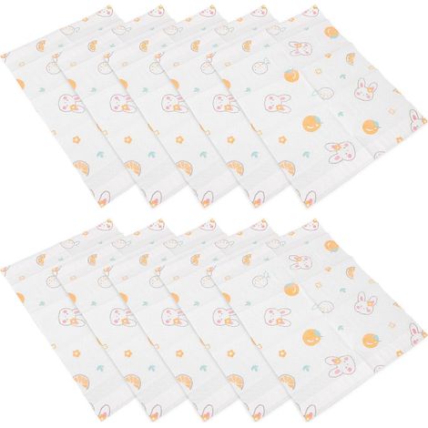 Sets de table jetables pour bébé, 20 pièces, blancs, pour restaurant (1/5)