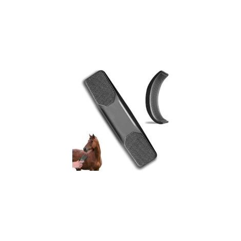 Brosse de Toilettage pour Chevaux,Brosse de Cheval Massage 6 en 1 Brosse pour la Mue Cheval, Pour Enlever les Poils Secs et Lâches (1/4)
