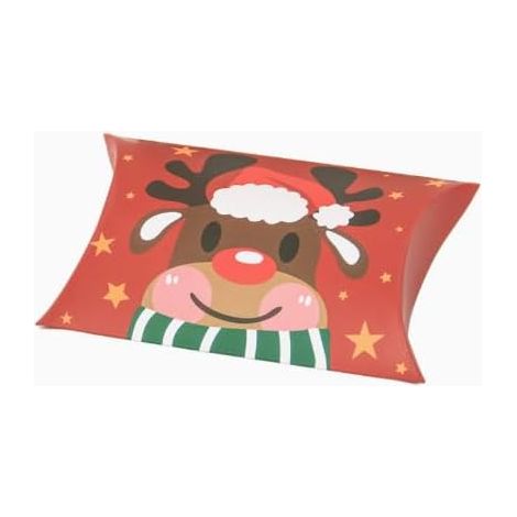 Set of 20 Christmas gift boxes with stickers included – Decorative boxes for sweets, jewelry and small items, 10 classic and festive designs – Ideal for parties and decorations