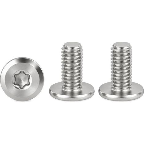 20 Pièces Vis Torx Inox MéCaniques M5x12mm à Tête Plate (1/5)