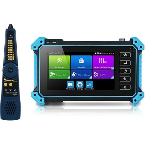 Testeur de caméra de sécurité CCTV Testeur De Caméra De Vidéosurveillance IP HD 5 Pouces, Moniteur AHD CVBS CVI TVI SDI 8MP, Entrée VGA POE PTZ (1/5)