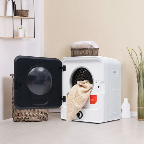 Secadora capacidad real 4.5kg 830W ABS montaje pared 5 programas color blanco 49.5x43.5x59.5 cm