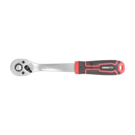 Ratsche Strend Pro Premium ComfortGrip DL300, 3/8", mit Hebel, 205 mm, 60 Zähne
