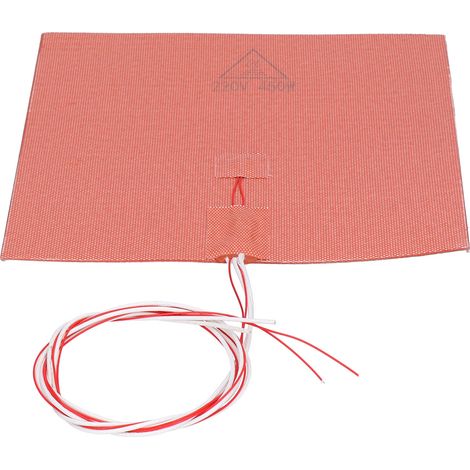 Tapis chauffant en silicone 250x250x3mm 220V 450W pour lit chaud d'imprimante 3D, pièce d'accès (1/5)