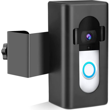 Support de sonnette vidéo antivol compatible avec la sonnette vidéo Ring/Blink 1/2/3/3 Plus/4/Pro/2021 (version 2020), support de montage réglable sans perçage, accessoires de support de cale pour la (1/5)