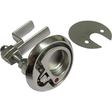 Flush Mount Lifting Ring Pull Handle 60MM (Stainless Steel Adjustable Door Catch)