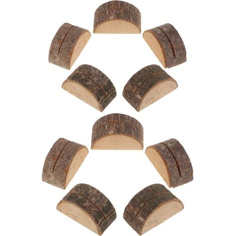 20 porte-photos, porte-noms et porte-menus en bois pour mariages (1/5)