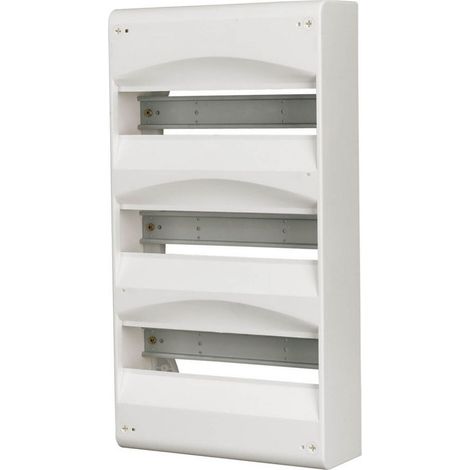 Eaton Aufputzmontage DBO, 3-reihig, mit Rückwand, Klasse 2, 110155