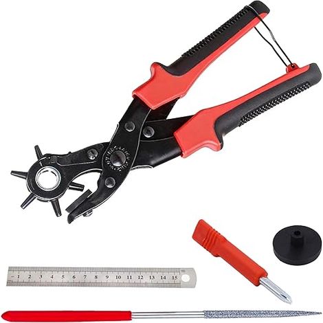 Pince Trou Ceinture Cuir, Leather Punch Pliers, Pince à Poinçonner, Leather Punchs Pliers, Ceintures, Sacs, Plastique, Feutre, Bracelets Montres (1/5)
