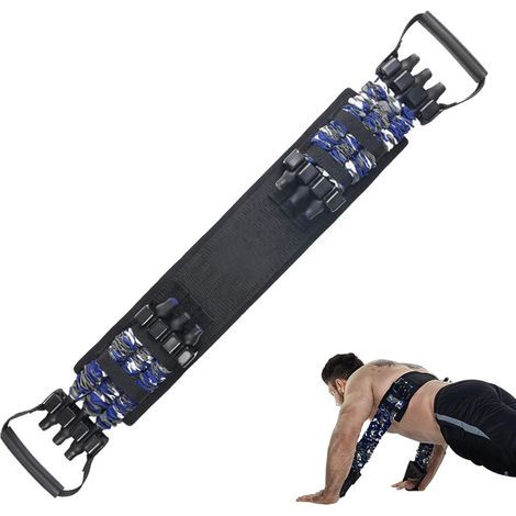 Bandes De Résistance - 5 Niveaux De Tension - Poignées Antidérapantes En Caoutchouc - Pour Renforcement Pectoral Et Bras - Ensemble De 5 Pièces (1/5)
