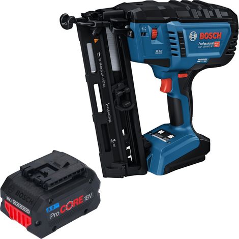 Chiodatrice a batteria Bosch GNH 18V-64-2 M Professional 18 V 1,6 x 32 - 64 mm + 1x batteria ProCORE 8,0 Ah - senza caricabatteria