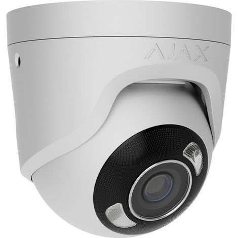 Ajax Telecamera Turret Ip Poe 8Mp 2.8mm Bianco