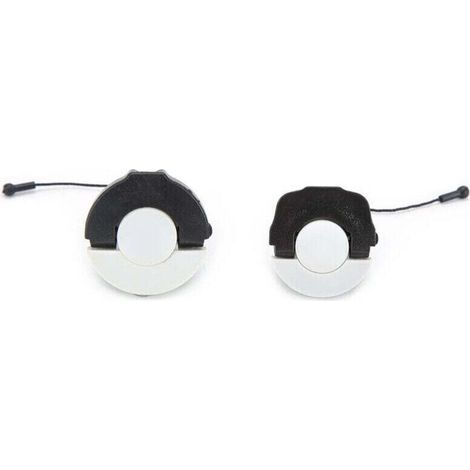 UlisemBouchon de réservoir de carburant pour tronçonneuse 2 pièces compatible avec MS210 MS230 MS250 MS290 MS340 MS360 MS380 45,4 cm³ Résistant au vieillissement avec des performances stables pour une (1/4)