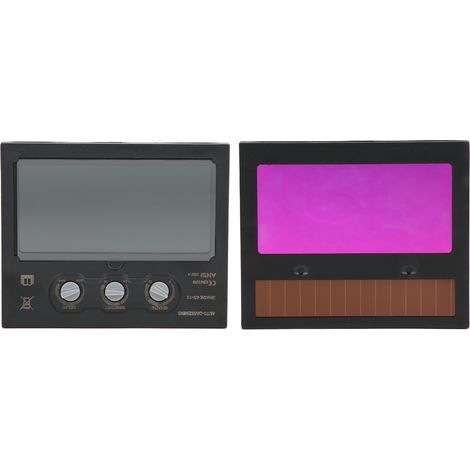 GARRYFIZH ‌Écran de Masque de Soudure‌ - Lentille LCD à Assombrissement Automatique Solaire - Petite Plaque de Réglage - Pièce de Rechange