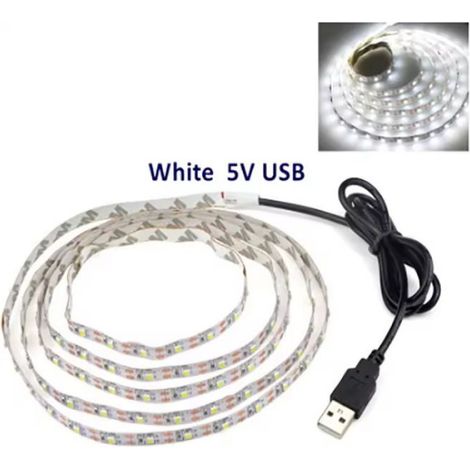 éclairage d'ambiance, rubans lumineux Bande LED, circuit imprimé nu, basse tension 5V monochrome, bande lumineuse de fond TV (Y164) (1/5)
