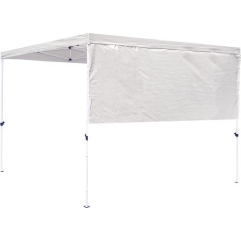 Laterales Individuales Carpas Plegables - Medio Lateral Liso 3 Metros Master - Blanco
