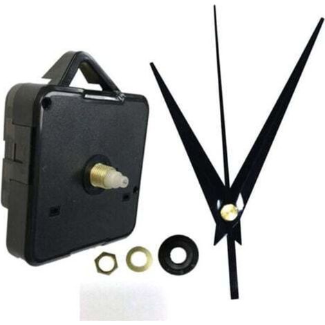 Silent wall clock with clockwork mechanism and battery operated, with hands and pendulum movement. (1/4)