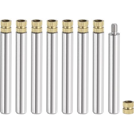 8Pcs Panneau Entretoise Vis M3 x 5mm x 55mm Métal Mur Entretoise (1/5)
