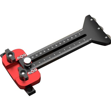 Guide de gabarit de scie à table à fissures fines, 3 limiteurs de poulies pour fente en U 3/8x3/4 pouces 1/4x3/8 pouces T (1/5)