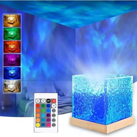 Projecteur Ciel Etoile, Projecteur de Veilleuse avec télécommande,6 DéGradéS de Couleurs, Vitesse et Luminosité réglables (1/5)
