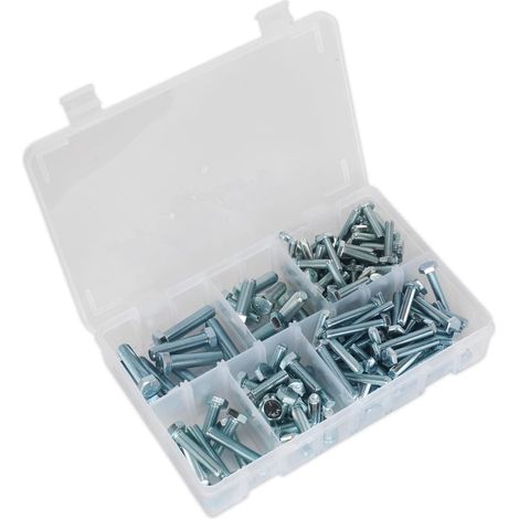 Ab048ss Tige filetée Assortiment 150PC métriques M5-m10 haute résistance DIN 933