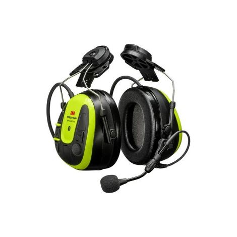 Casque antibruit électronique 3M série WS ALERT X Coquille Noir/Jaune ( Prix pour 1 )