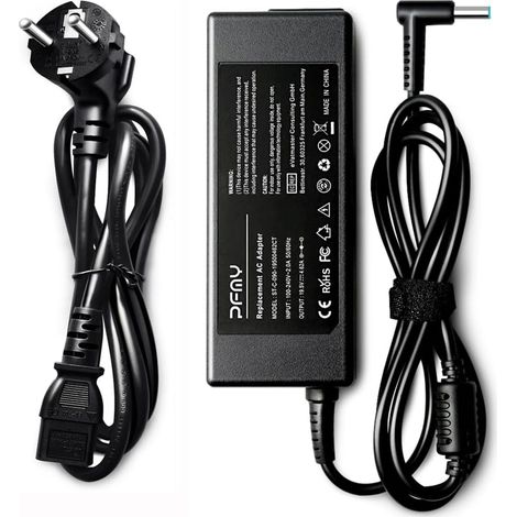 Charger AC Adapter Alimentation Ordinateur Portable Chargeur Adaptateur 19,5V 4,62A 90W pour HP Pavilion 15 17, HP 250 255 G2 G3 G4 G5, HP Pavilion X360, HP Envy X360, HP Stream 11 13 Notebook (1/5)
