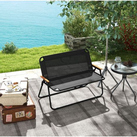 Stuhl Klappstuhl mobil Zweisitzer 108 65 cm OKMYHOME (1/3)