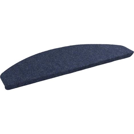 vidaXL Self-adhesive Stair Mats 15 pcs Blue 80 x 28 x 3.5 cm