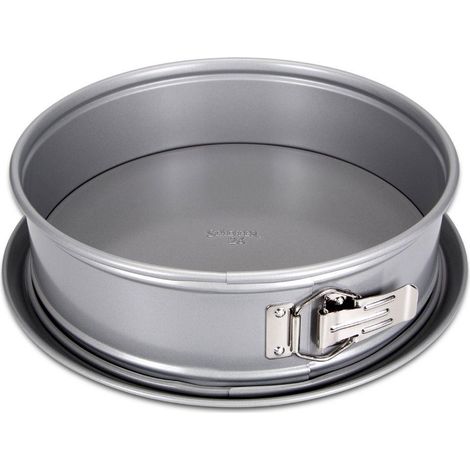 Städter Moule à charnière ø 28 cm / H 7 cm Argent avec fond plat