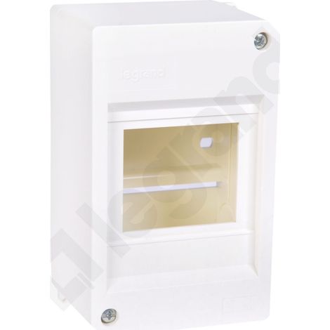 Tableau de distribution modulaire en saillie 1x 4 sans bornier ni couvercle IP30 S4 Legrand 605270
