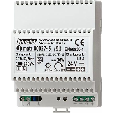Jung Netzteil, DC 24 V, REG, 4 TE NT 2415 REG VDC (1/2)