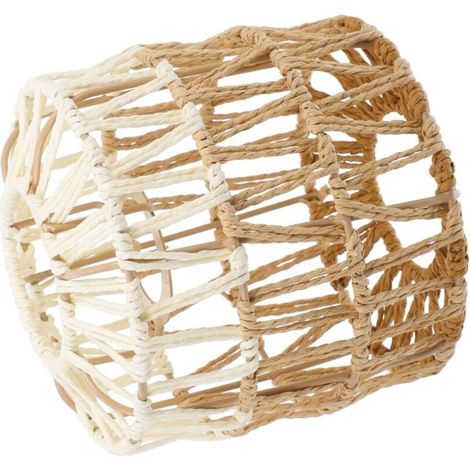 Bardusch-Abat Jour Papier Tissé pour Suspension Décor Abat Jour pour Lampe de Plafond Salon et Hôtel Style Artisanal (1/4)