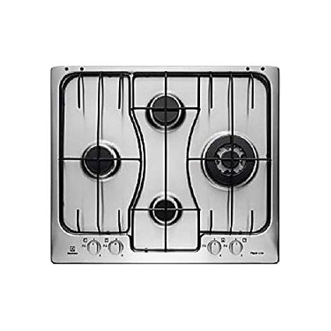 Placa de gas Electrolux RGG 6243 LOX de acero inoxidable empotrada con 4 quemadores