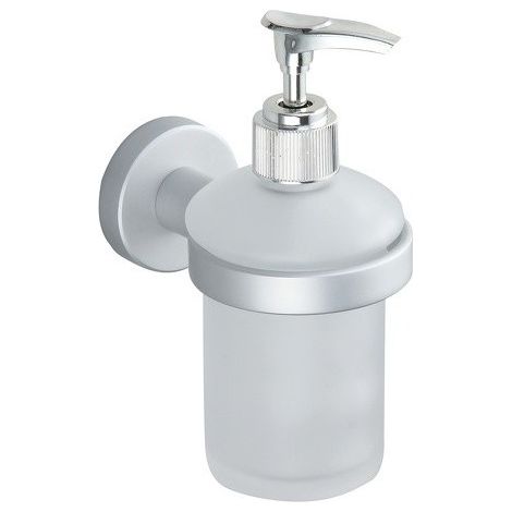 Dispensador de jabón de aluminio LUGANO Transparente MSV (1/2)