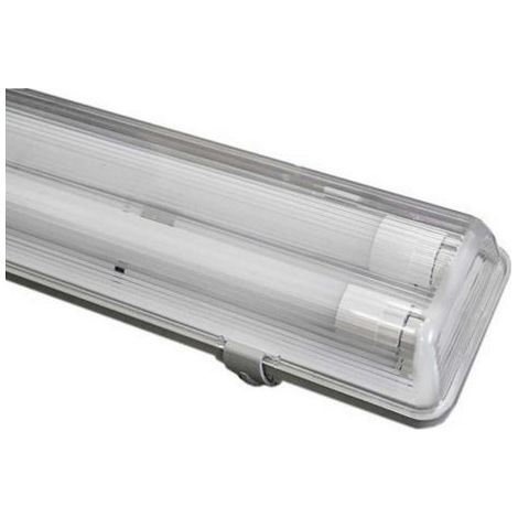PLAFONIERA STAGNA LED RETTANGOLARE  da 18W  1265X130 mm – REER 6360815 (1/2)