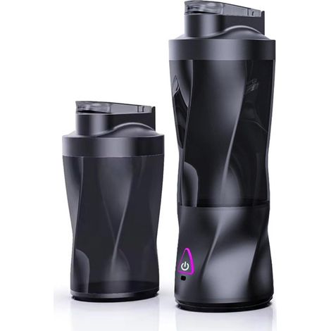 Licuadora portátil: potente motor de 360 W,licuadora de viaje de 685 ml (23 oz) con cuchilla antiatascos,uso doméstico 【Negro】 (1/5)