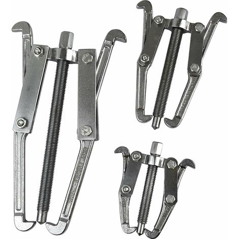 BEARING PULLER 3PC 2 LEG 4"" 6"" 10"" HUB GEAR PULLEY REMOVER 3 YEAR WARRANTY (1/3)